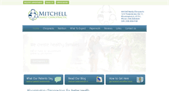 Desktop Screenshot of mitchellfamilychiro.com